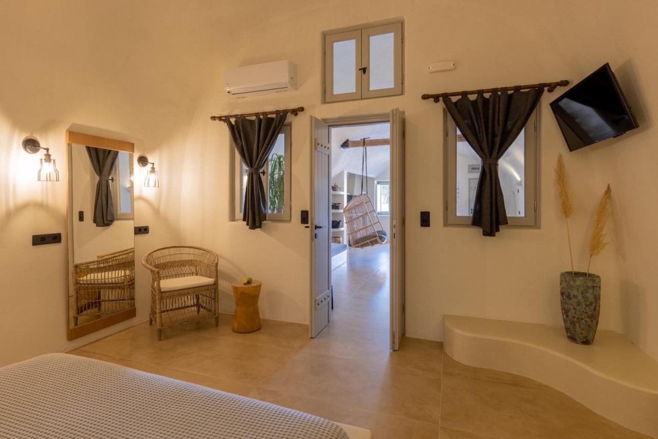 Sando Traditional Cave Villas With Jacuzzi And Sea View Vourvoúlos Exterior foto