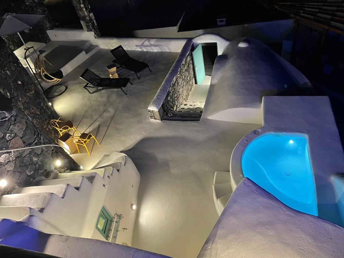 Sando Traditional Cave Villas With Jacuzzi And Sea View Vourvoúlos Exterior foto