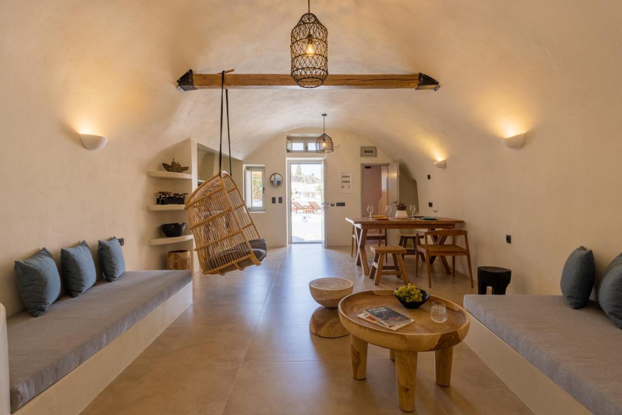 Sando Traditional Cave Villas With Jacuzzi And Sea View Vourvoúlos Exterior foto